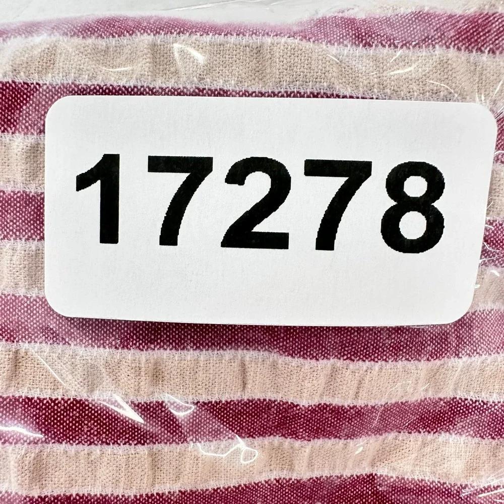 Cider Shorts Women XS Striped Red/White Casual Paperbag Waist‎ Cotton Beach